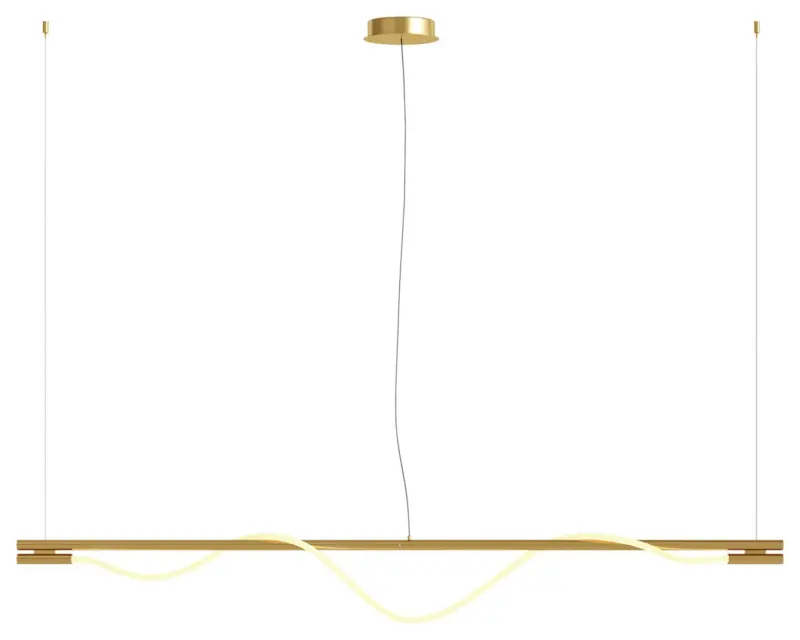 Pendelleuchte Tau Goldfarben max. 21 Watt
