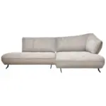 XXXLutz Lauterach - Ihr M&ouml;belhaus bei Bregenz Ecksofa in Chenille, Struktur Grau, Sandfarben 265/172 cm