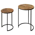 XXXLutz Lauterach - Ihr M&ouml;belhaus bei Bregenz Satztisch in Holz, Metall 40/30x60/50 cm