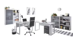 B&uuml;ro Office Edition Set 1 Grau
