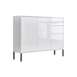Kommode 105,5 mailand Typ 10 + Mf, Wei&szlig;