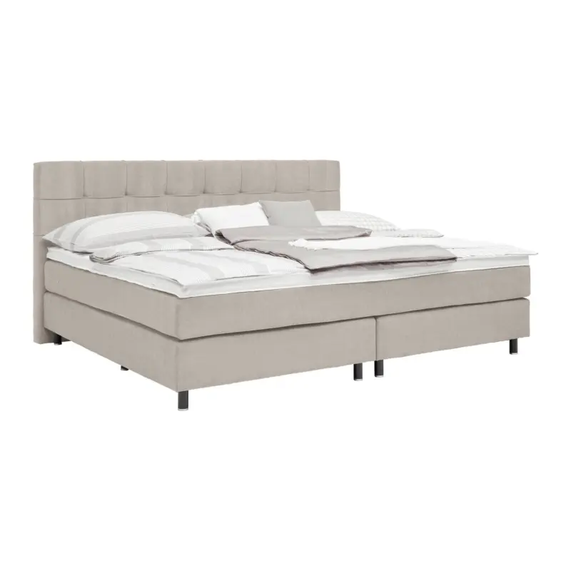 Boxspringbett Primo Taupe ca. 240x200cm