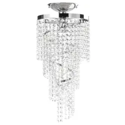 DECKENLEUCHTE Chromfarben L: 25 cm 22W