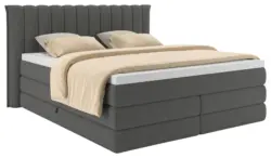 Boxspringbett Lina Anthrazit ca. 160x200cm