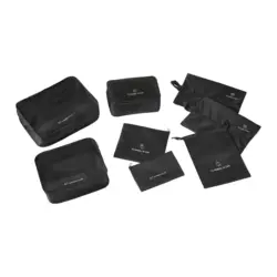 Kofferorganizer-Set Schwarz 7-teilig