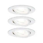 M&ouml;belix Deckenleuchte 3er-Set &Oslash; 8,4 cm, dimmbar, rund