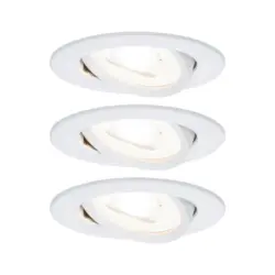 Deckenleuchte 3er-Set &Oslash; 8,4 cm, dimmbar, rund