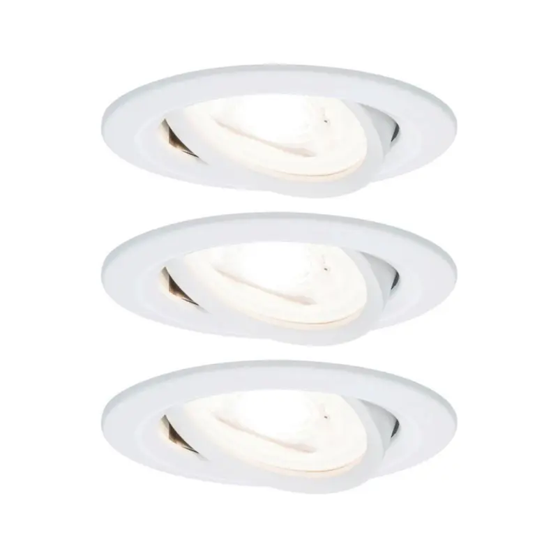 Deckenleuchte 3er-Set &Oslash; 8,4 cm, dimmbar, rund