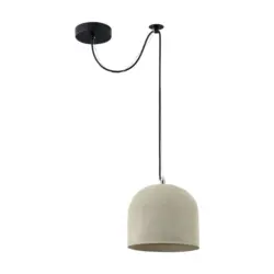 Pendelleuchte Broni Grau max. 60 Watt