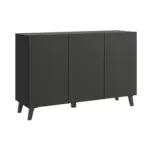 M&ouml;belix Sideboard Phuket 120 Schwarz B: 120 cm