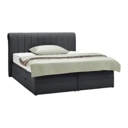 Boxspringbett Belano Schwarz ca. 160x200cm