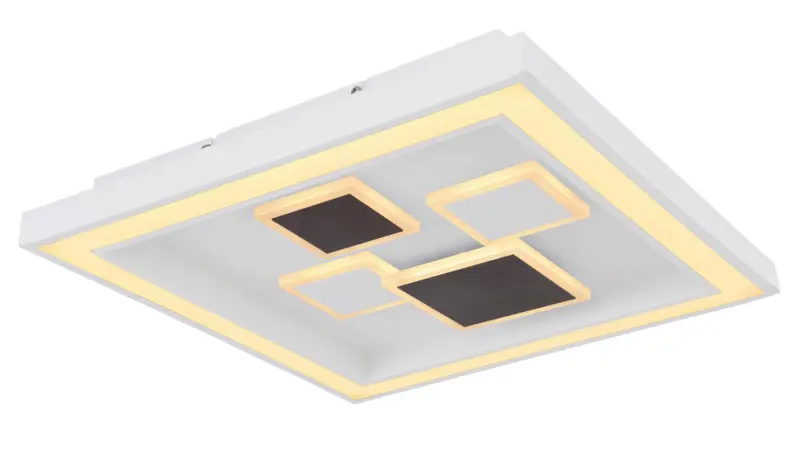 LED-Deckenleuchte Nolo Opal/Wei&szlig; max. 50 Watt Deckenlampe