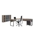 M&ouml;belix B&uuml;ro Office Edition Sonoma Eiche Dekor/Anthrazit