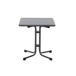 Gartentisch klappbar Stahl, Holzwerkstoff L: 70 cm