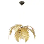 M&ouml;belix PENDELLEUCHTE Dubai Goldfarben L: 50 cm 22W