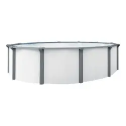 POOL-SET STAHLWANDPOOL WHITE-DESIGN