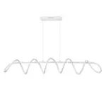 M&ouml;belix LED-H&Auml;NGELEUCHTE Wei&szlig; Hochglanz L: 120 cm
