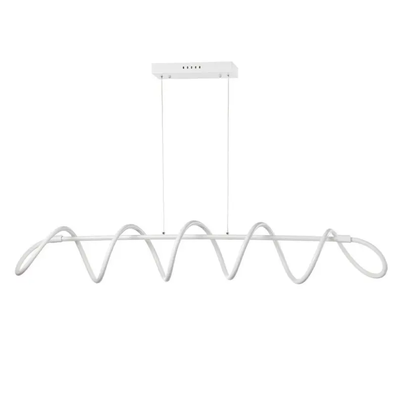 LED-H&Auml;NGELEUCHTE Wei&szlig; Hochglanz L: 120 cm