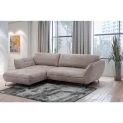 ECKSOFA Samoa Hellbraun S: 187x282 cm