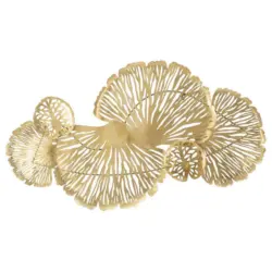 Wanddeko Vertica Goldfarben B: 115 cm
