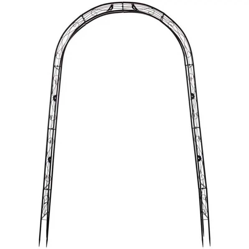 Rosenbogen Stahl Mira BxH: 145x260 cm