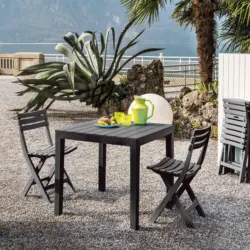 Gartentisch Bali Kunststoff L 78 cm