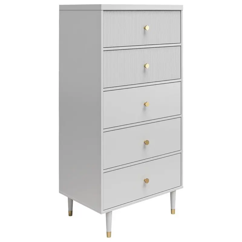 Couchtisch Elizabeth mit Ablagefach Grau