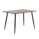 M&ouml;belix Esstisch Tom 120x76x80 cm Naturfarben/Schwarz