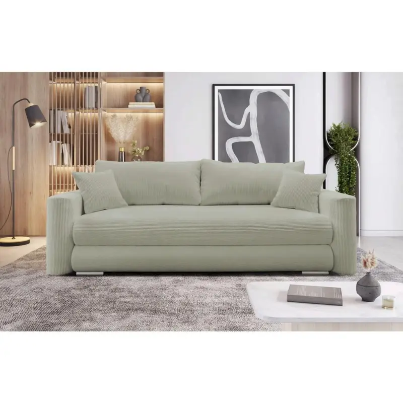 SCHLAFSOFA Ralf Taupe B: 232 cm