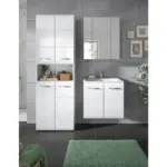 M&ouml;belix BADEZIMMER Ice Wei&szlig; HG B: 120 cm