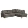 Ecksofa mit Schlaffunktion Nordic Schlammfarben 236x190cm