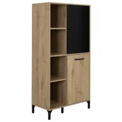 Highboard Craft Eiche Artisan/Schwarz,B: 78cm