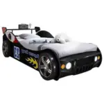 M&ouml;belix Autobett Energy Rennwagen 90x200 Schwarz mit Beleuchtung