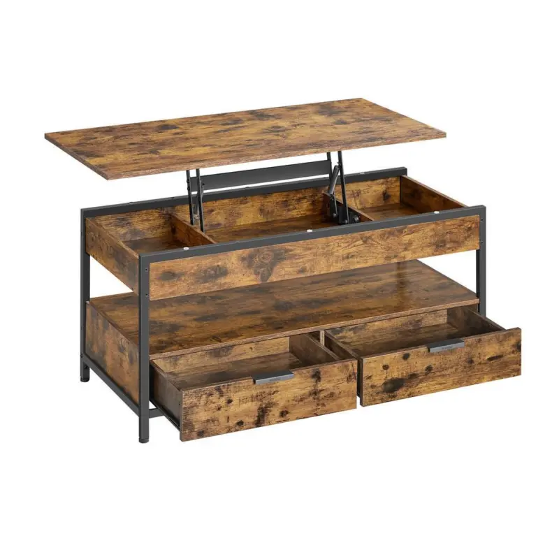 COUCHTISCH Schwarz, Dunkelbraun B: 100 cm