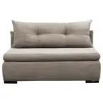 M&ouml;belix 2-Sitzer-Sofa Yellow mit Schlaffunktion Taupe Cord