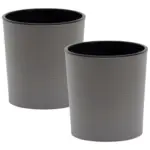 M&ouml;belix &Uuml;BERTOPF-SET Grau D: 30 cm 2-teilig