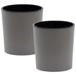 &Uuml;BERTOPF-SET Grau D: 30 cm 2-teilig