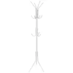 M&ouml;belix Kleiderst&auml;nder Space IV Wei&szlig; Stahl 11 Haken H: 180 cm