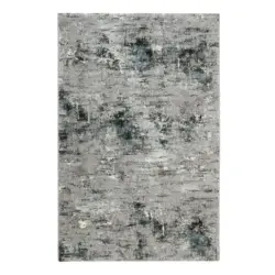 WEBTEPPICH Blau/Grau, BxL: ca. 80x150 cm