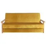 M&ouml;belix Schlafsofa Malaga Senfgelb B: 220cm
