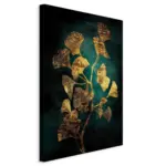 M&ouml;belix LEINWANDBILD Goldfarben Dunkelgr&uuml;n B: 40 cm