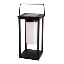 Solarleuchte LED-Sockelleuchte Aluminium Kunststoff