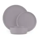 M&ouml;belix Tellerset Taupe collection 18--Teilig. Set