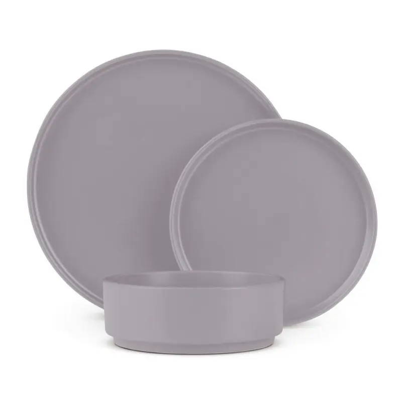 Tellerset Taupe collection 18--Teilig. Set