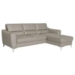 ECKSOFA Santos Platinfarben S: 241 cm