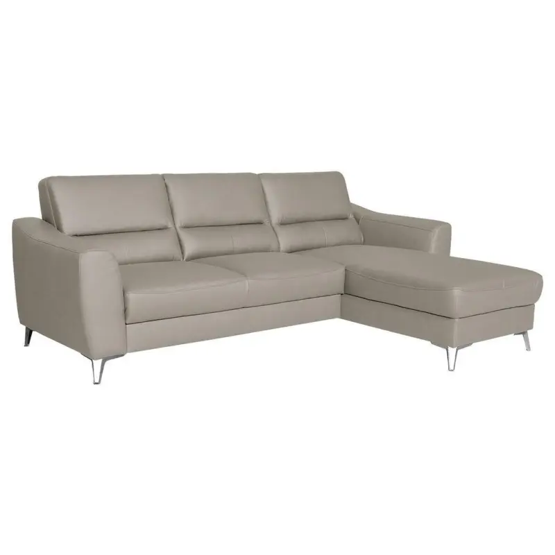 ECKSOFA Santos Platinfarben S: 241 cm
