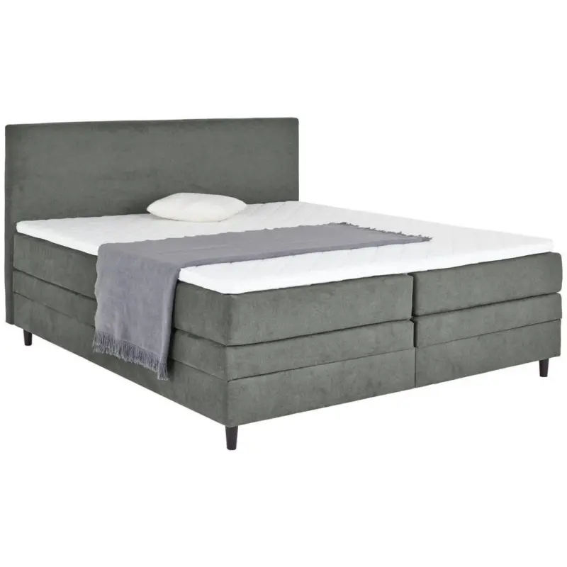 Boxspringbett mit Topper & Bettkasten 160x200 Kleopatra