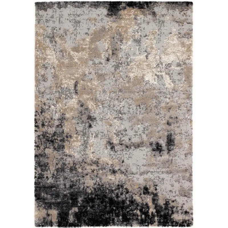 Vintage-Teppich Hellgrau Timeline 240x290 cm Hellgrau 240/290 cm