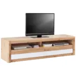 M&ouml;belix TV-Element Kashmir New B: 185 cm Eiche Dekor/Wei&szlig;