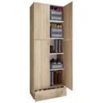 M&ouml;belix Dreht&uuml;renschrank mit Schubladen 70cm Lona